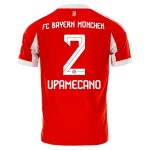 Günstige Fußballtrikots FC Bayern München Dayot Upamecano 2 Heimtrikot 2025-26 Kurzarm